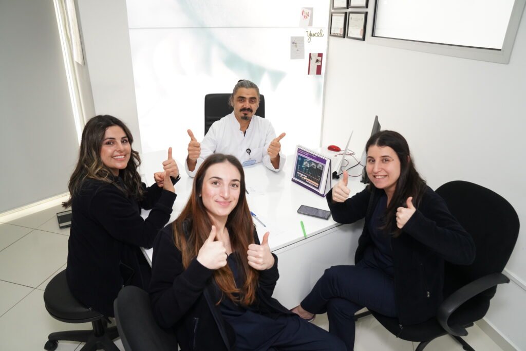 The smiling team at EuroCARE IVF Clinic in Northern Cyprus – dedicated experts in in vitro fertilization and reproductive medicine