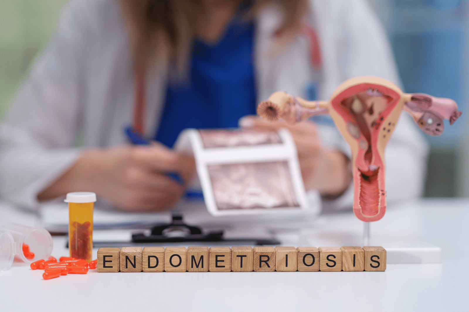 Illustration of endometriosis and adenomyosis highlighting hidden challenges in women’s health, fertility, and gynecological conditions